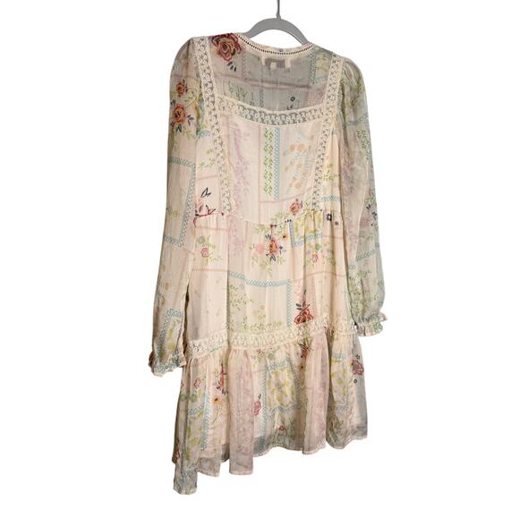 Penelope Rose floral print tiered mini dress fairycore - Picture 8 of 8